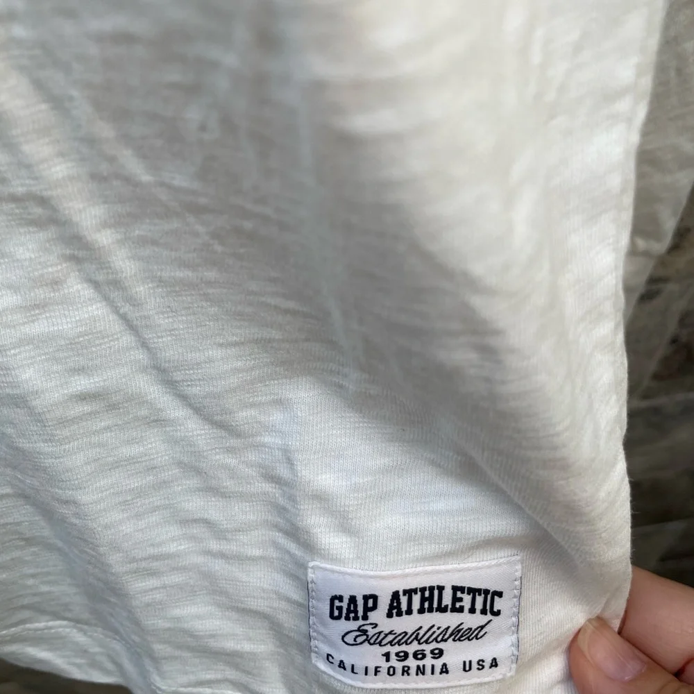 ❤️ GAP KIDS WHITE RAGLAN TEE TOP SIZE XL